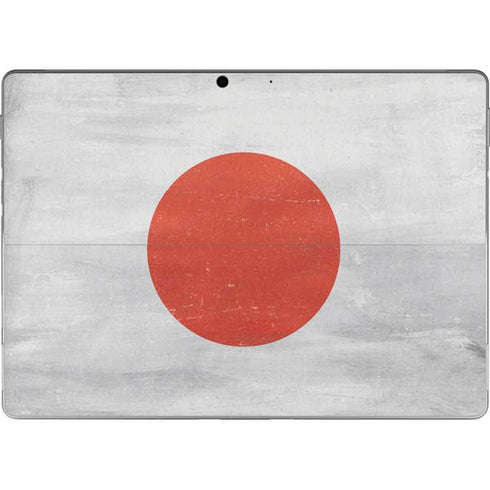 Japanese Flag Distressed Surface Pro 9 Skin